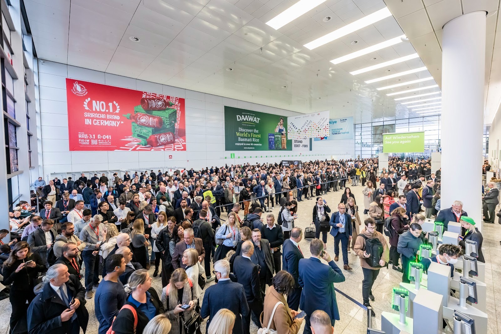 Koelnmesse Einlasssystem dimedis