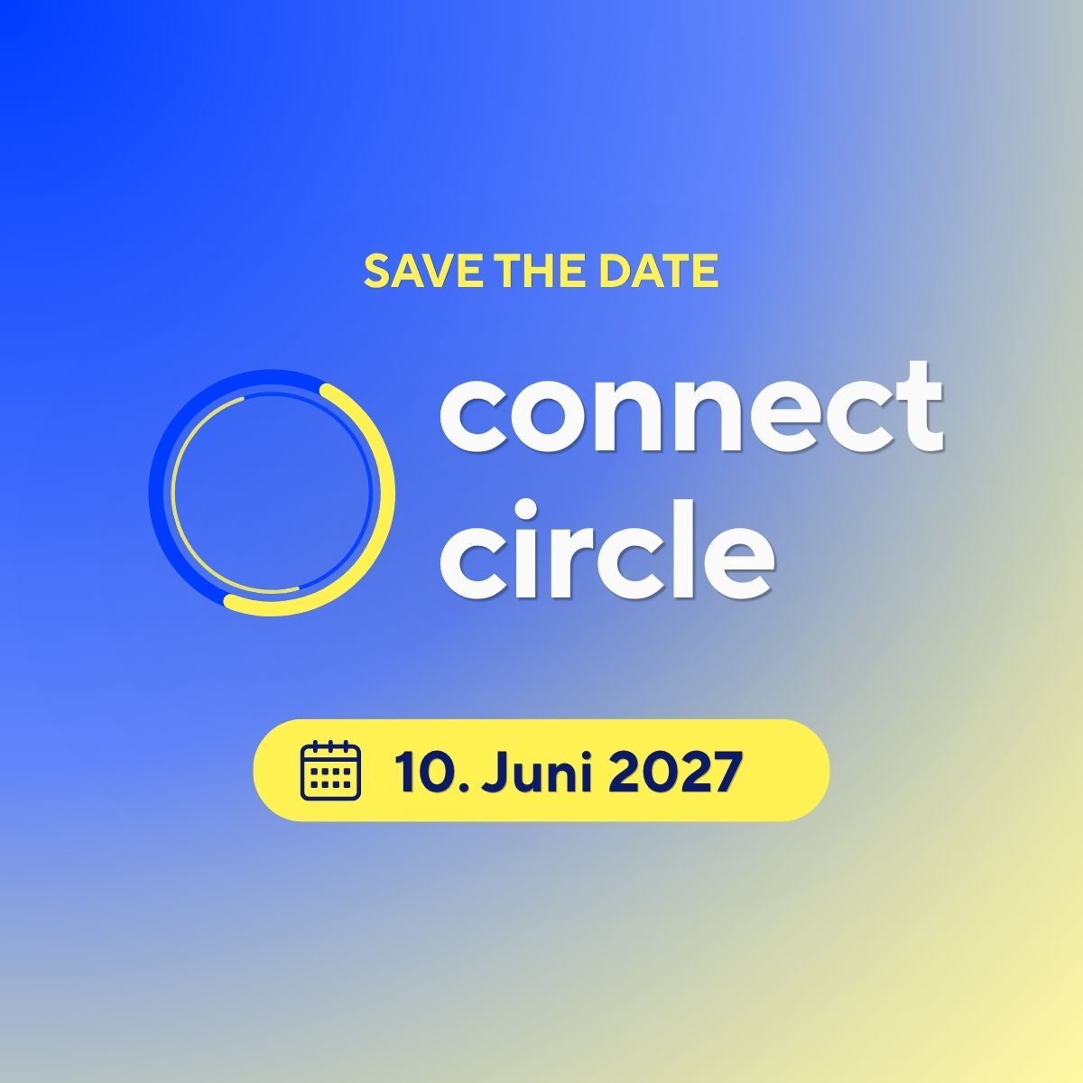 Connect circle 2027 save the date