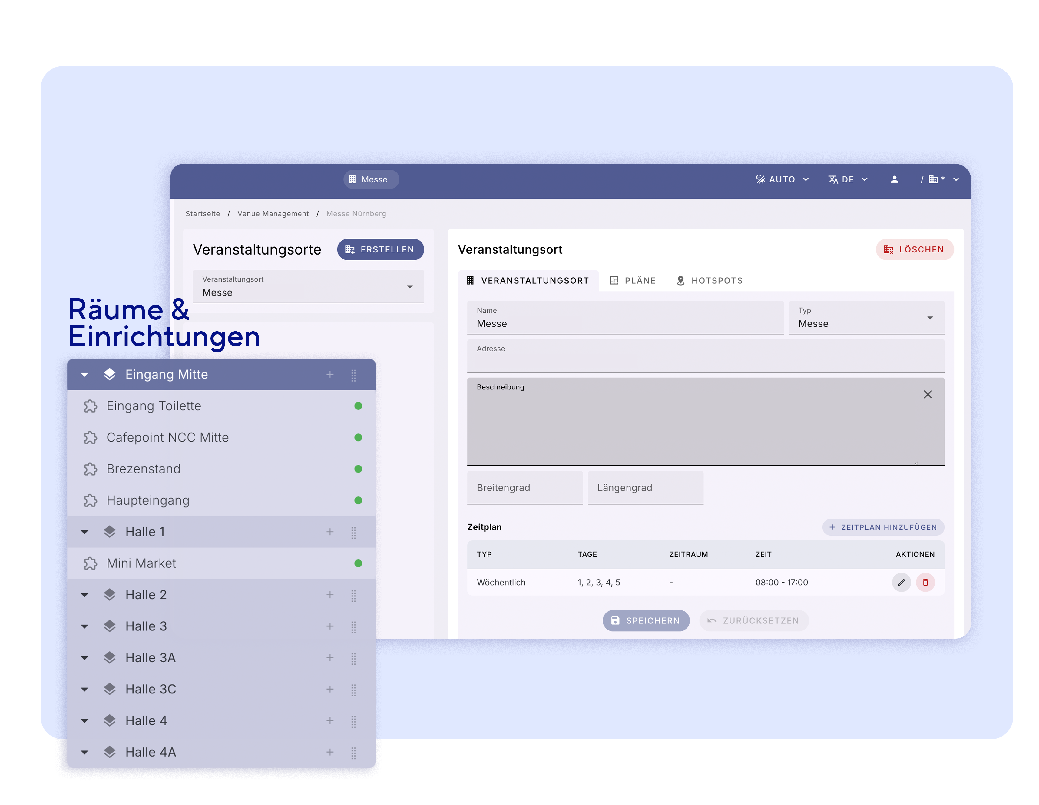 Dimedis vega venue management mockup2