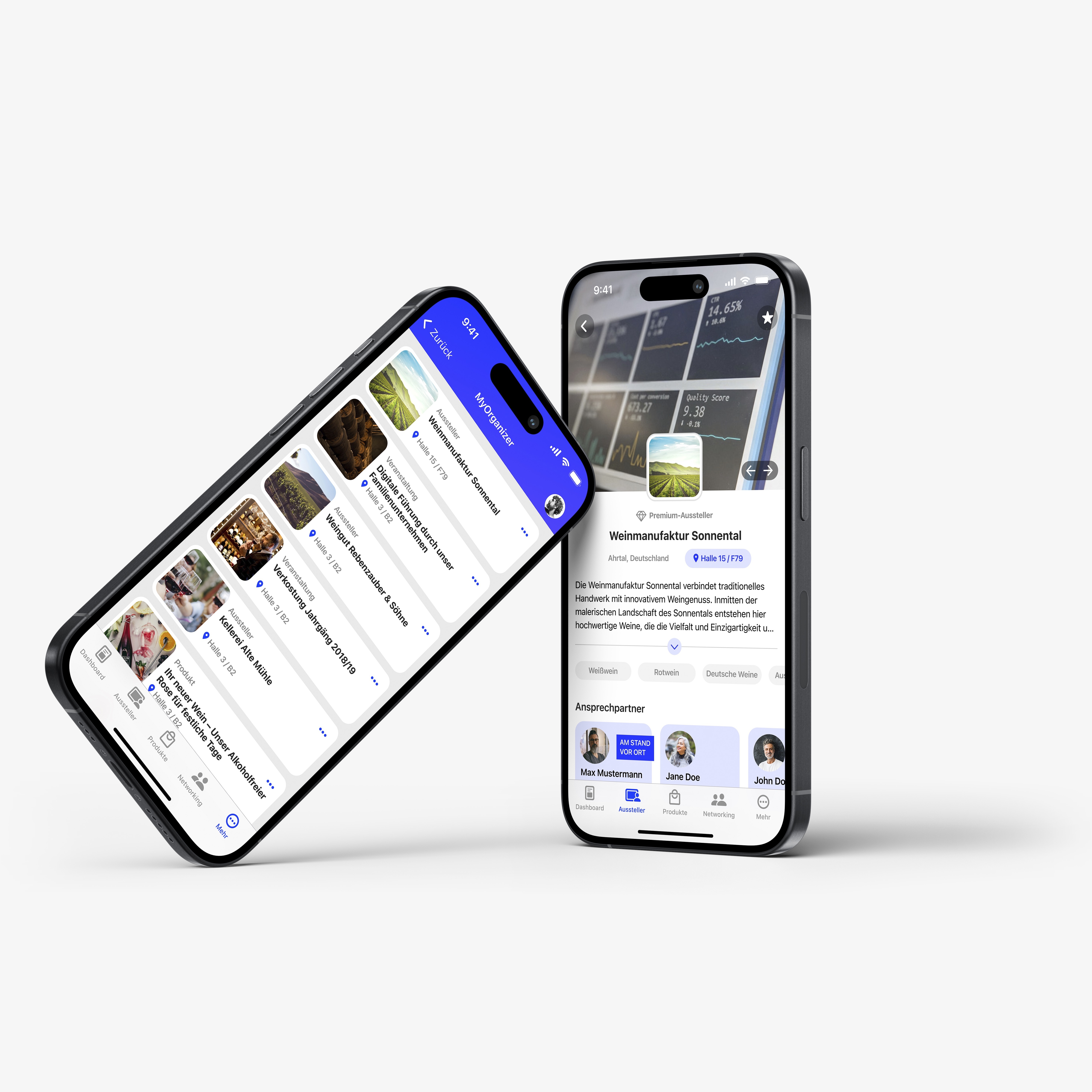 Fairmate eventapp dimedis Aussteller My Organizer 1