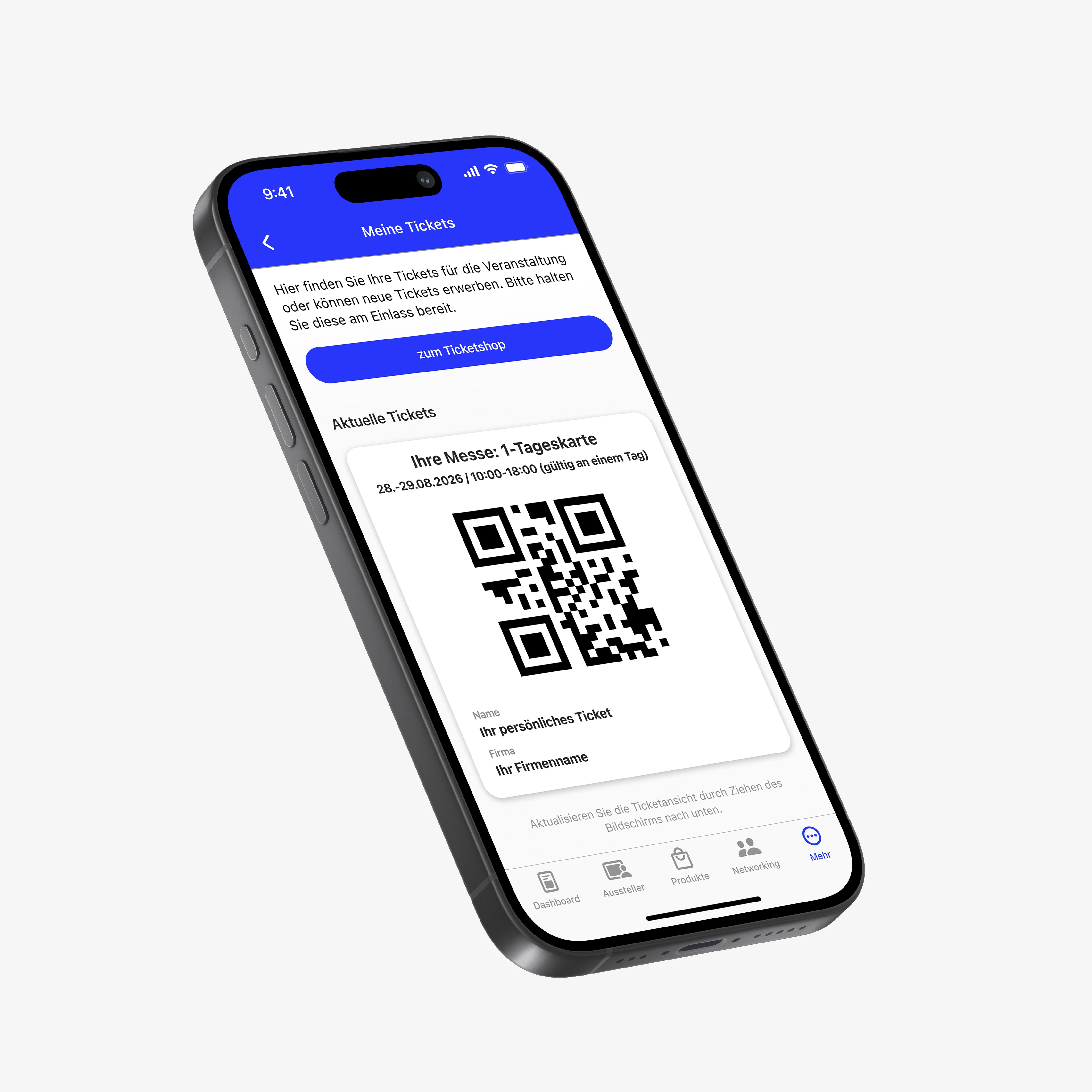 Fairmate eventapp dimedis Meine Tickets Webseite